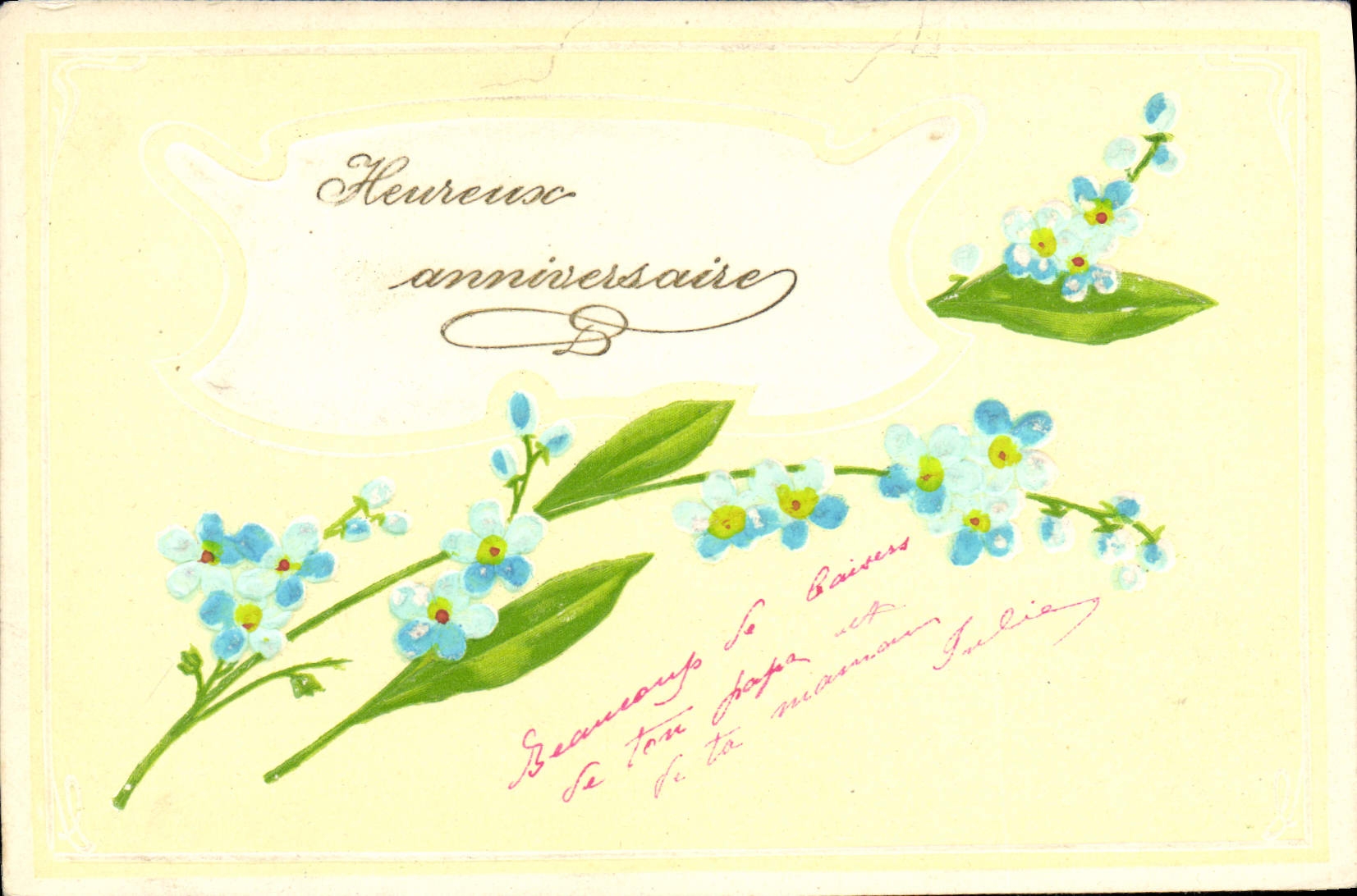 CPA Fantaisie Fleurs 
