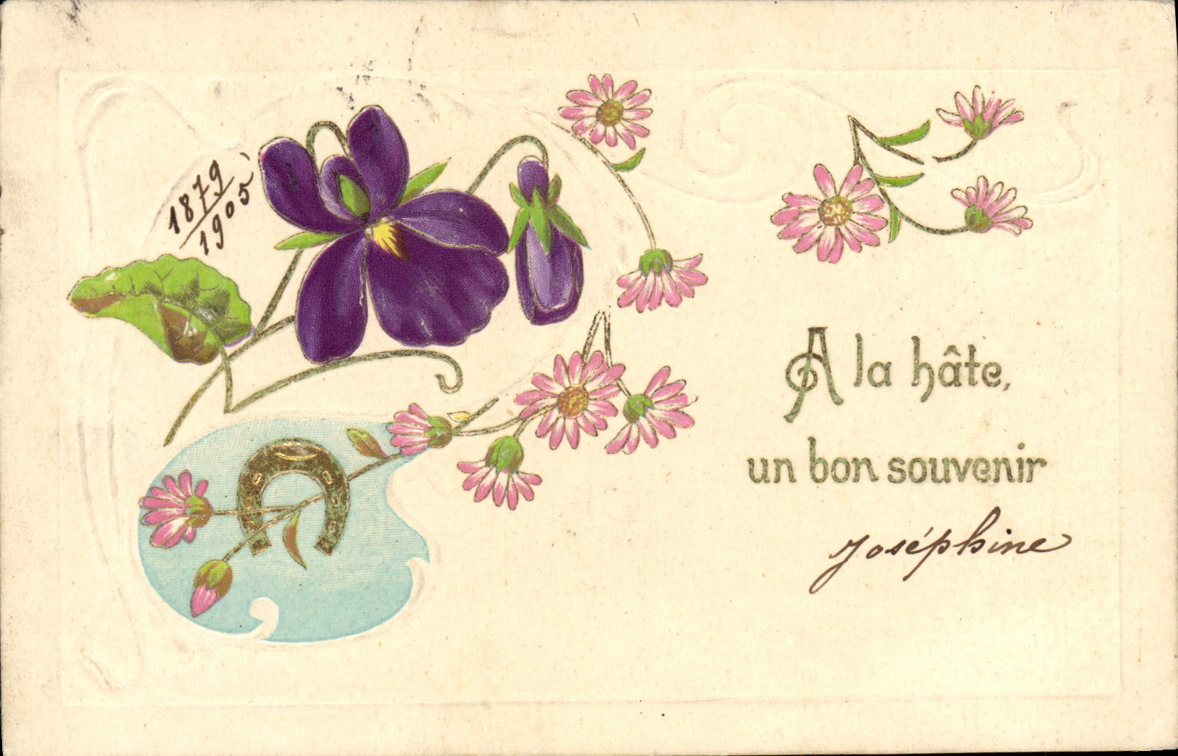 CPA Fantaisie Fleurs 