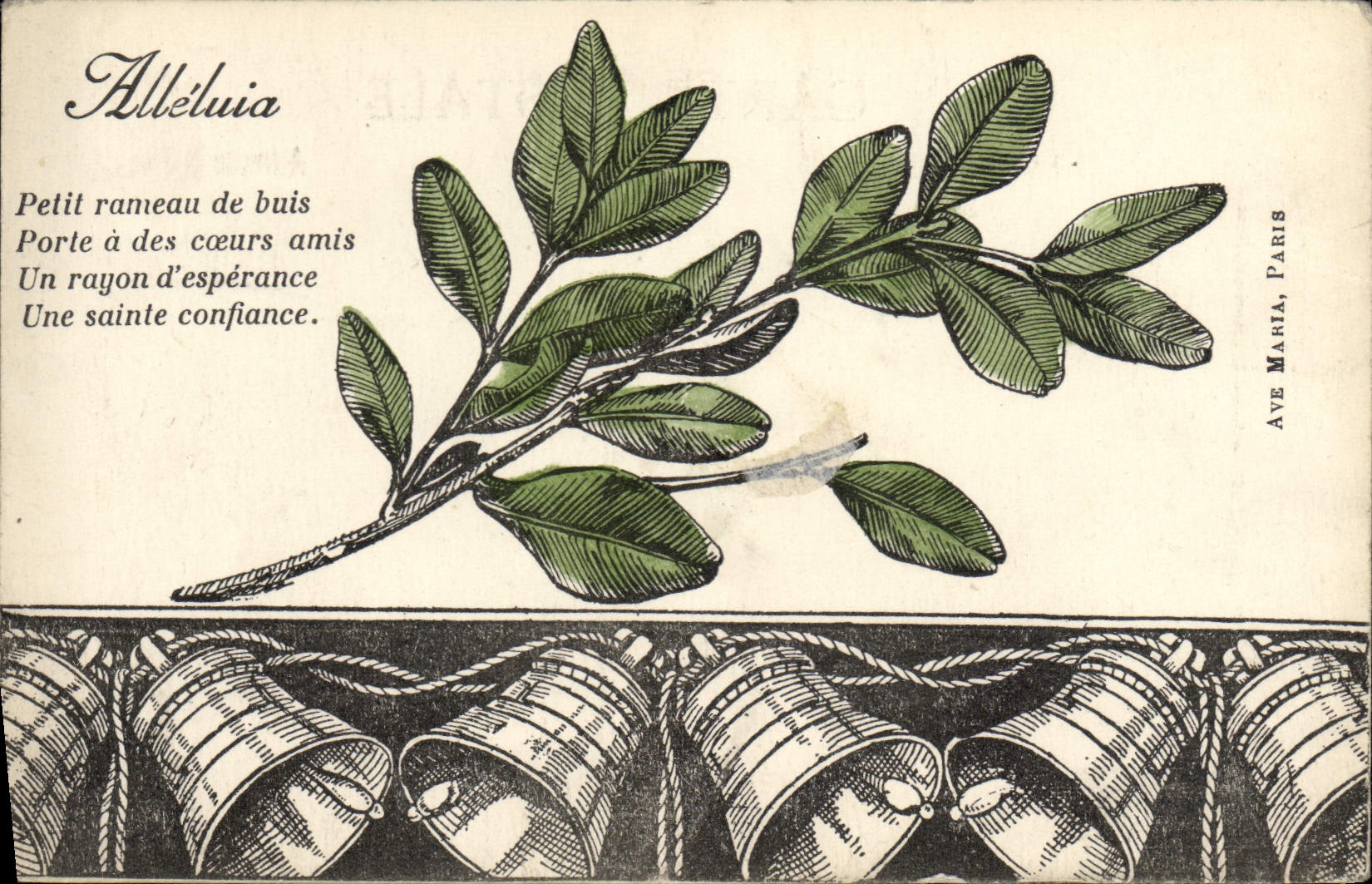 CPA Fantaisie Fleurs Cloches