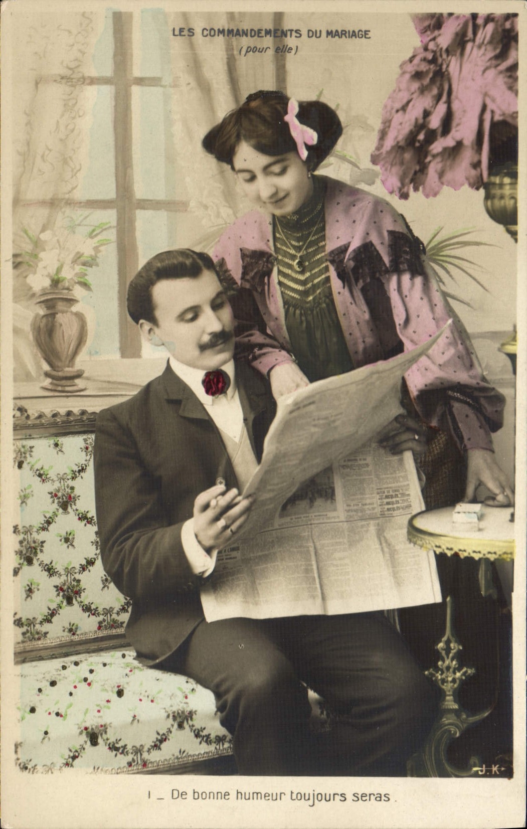 Les Commandements du Mariage — (pour elle) — J.K. — n°1