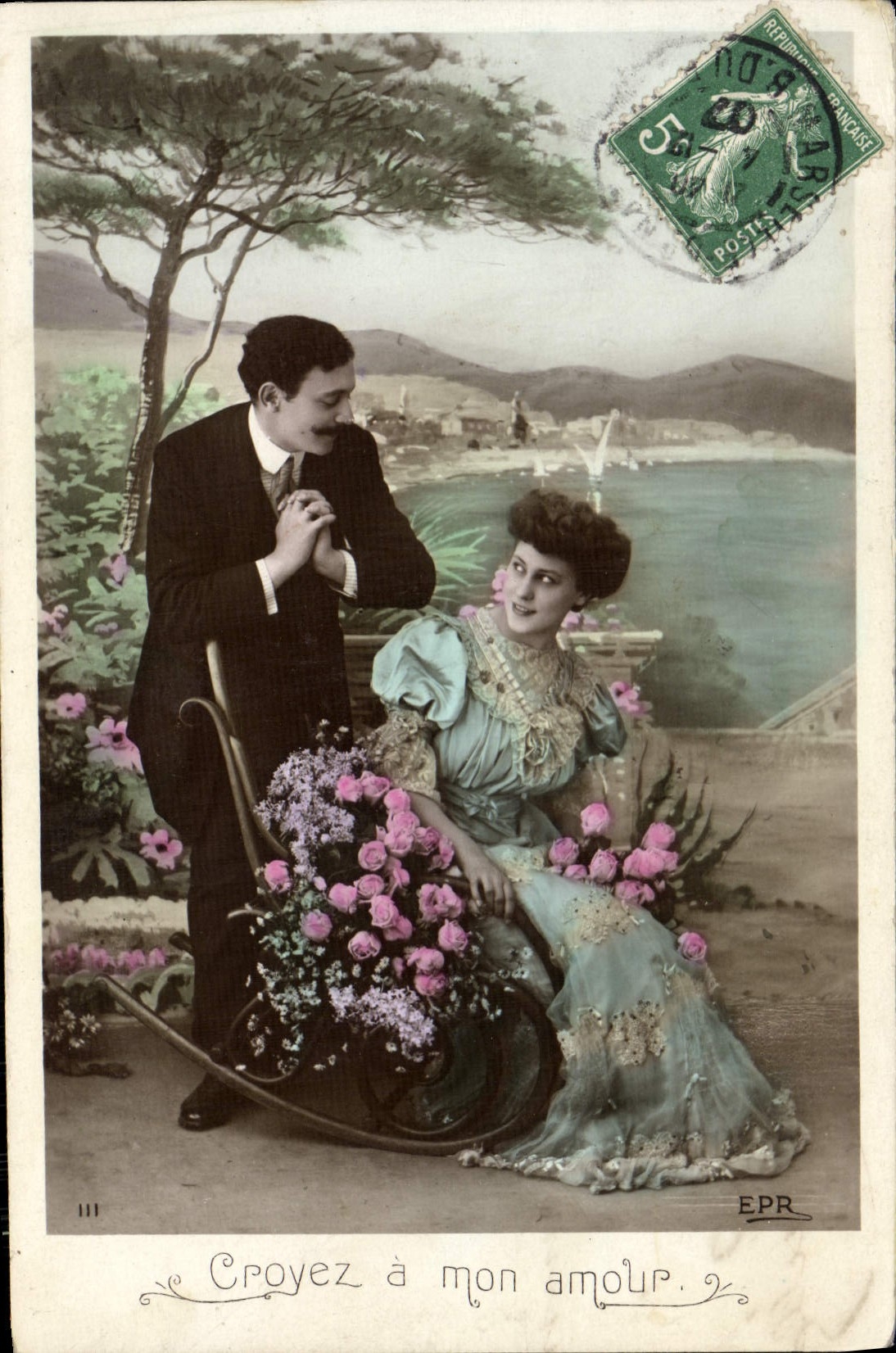 CPA Fantaisie Fleurs 
