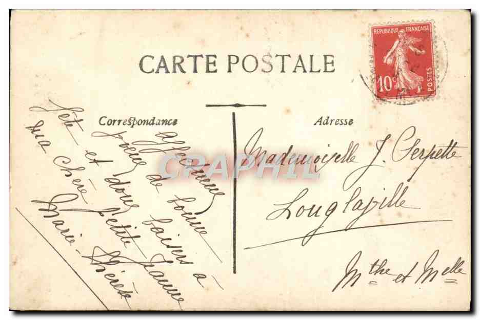 CPA Fantaisie Enfant — Rückseite