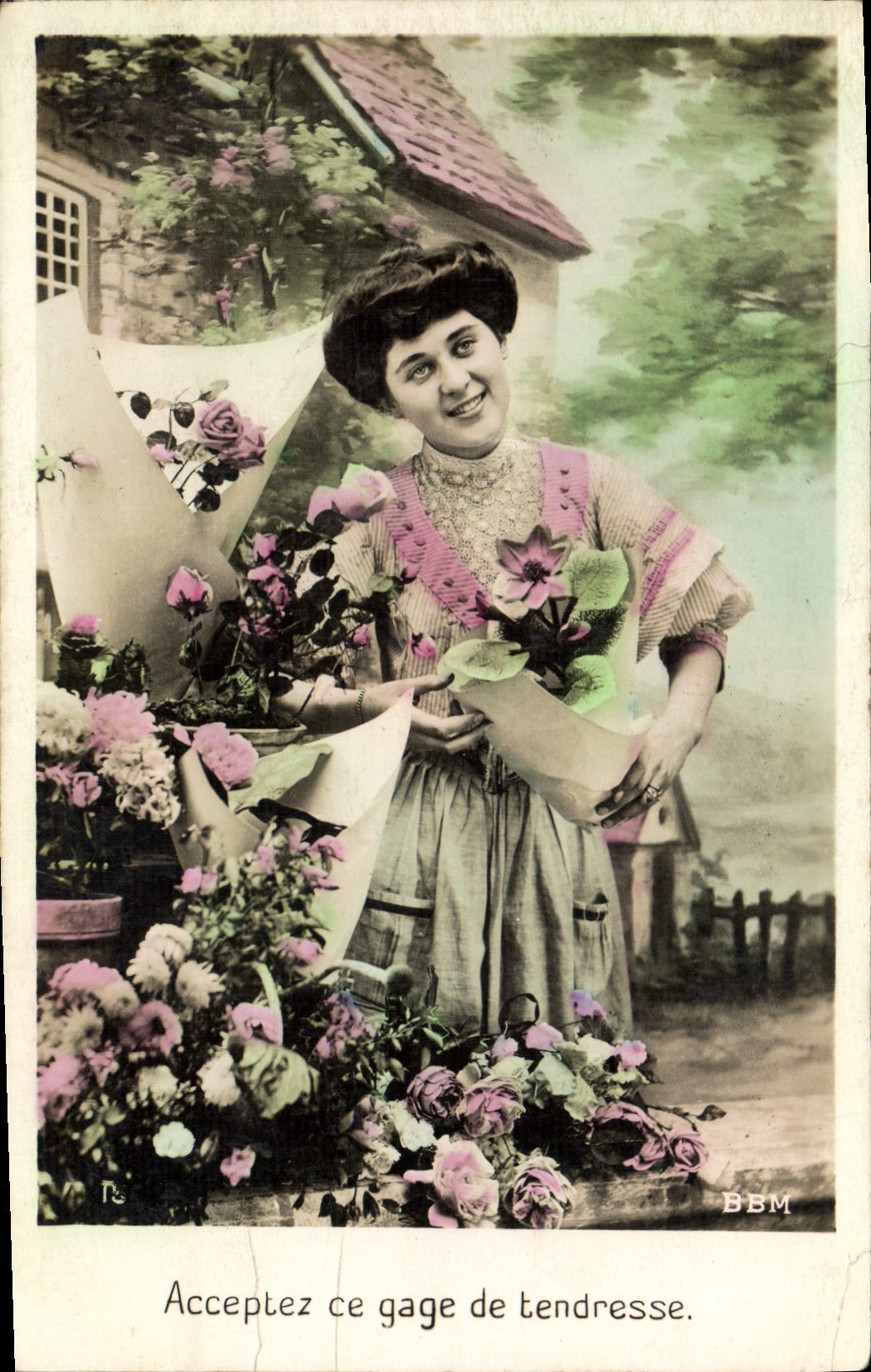 CPA Fantaisie Femme