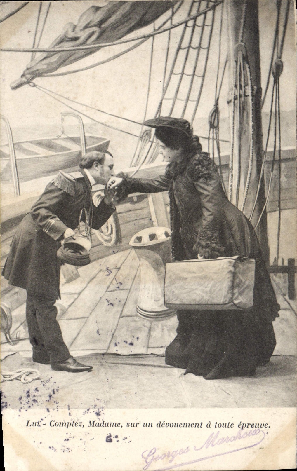 CPA Fantaisie Femme
