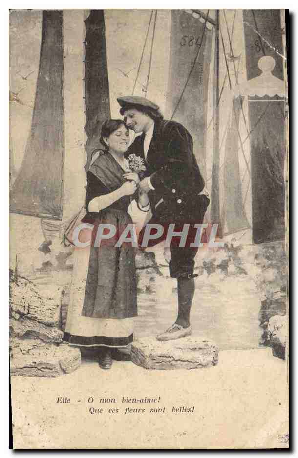 CPA Fantaisie Femme Marin