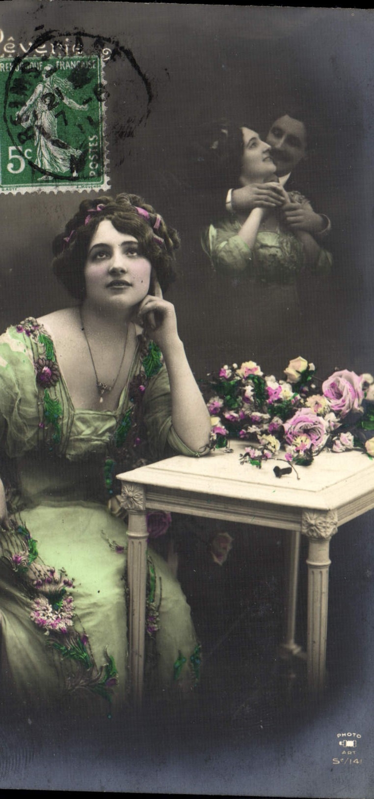 CPA Fantaisie Femme