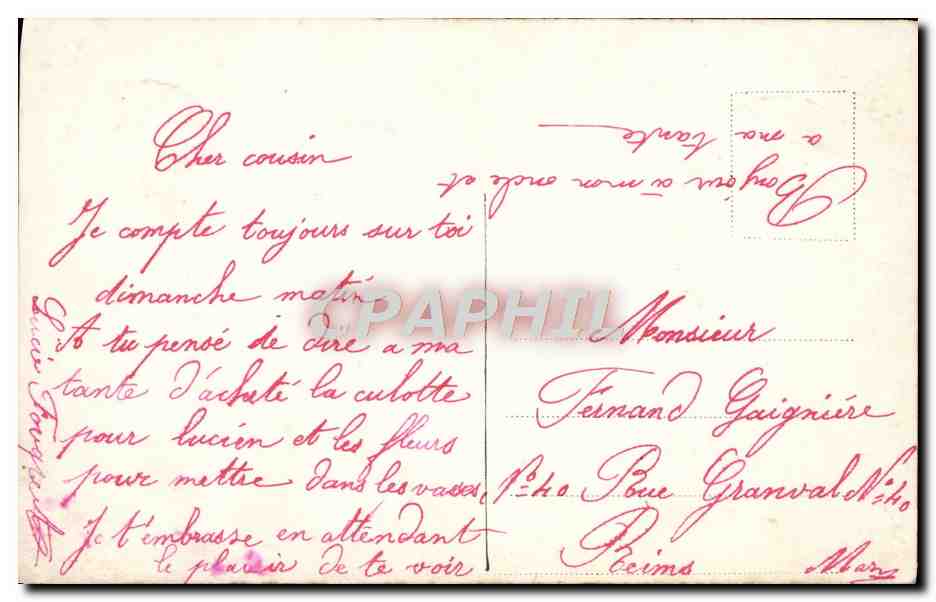 Jeune femme en couronne de fleurs — portrait colorisé — éditeur S. 2087 — Reverso