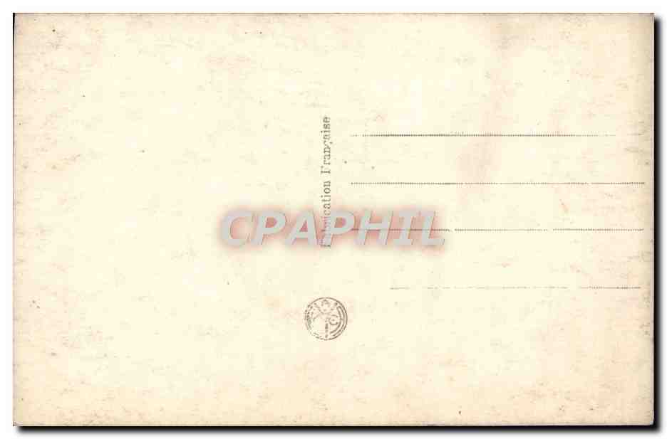 CPA Fantaisie Femme — Verso