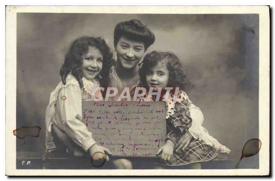 CPA Fantaisie Femme Enfants