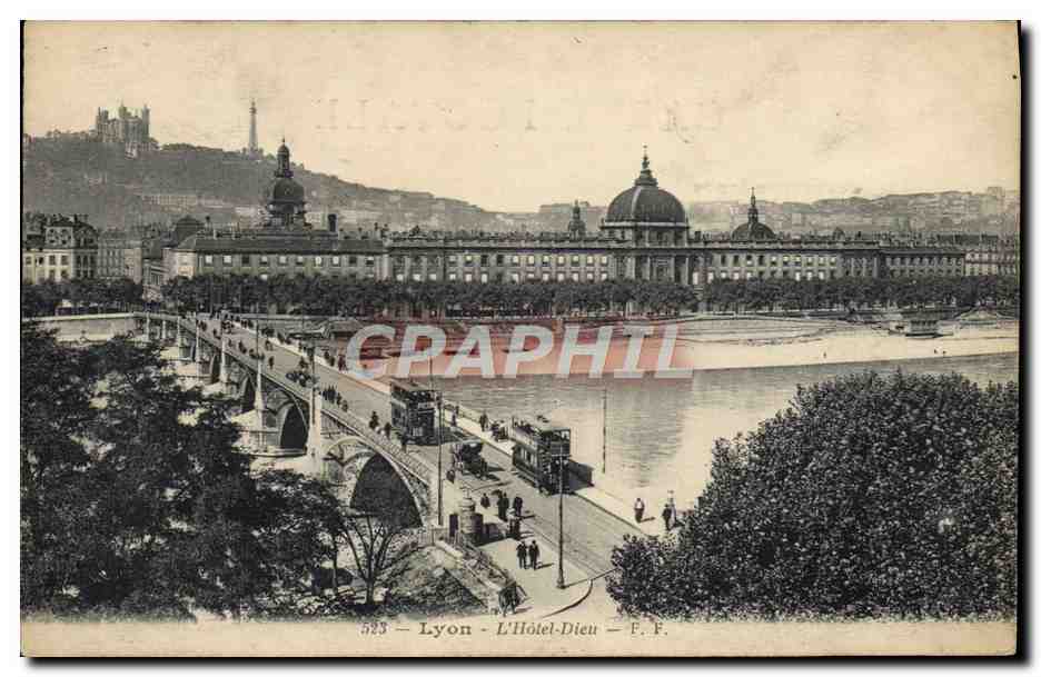 Lyon - Das Hotel-Dieu — F.F. — Nr. 523