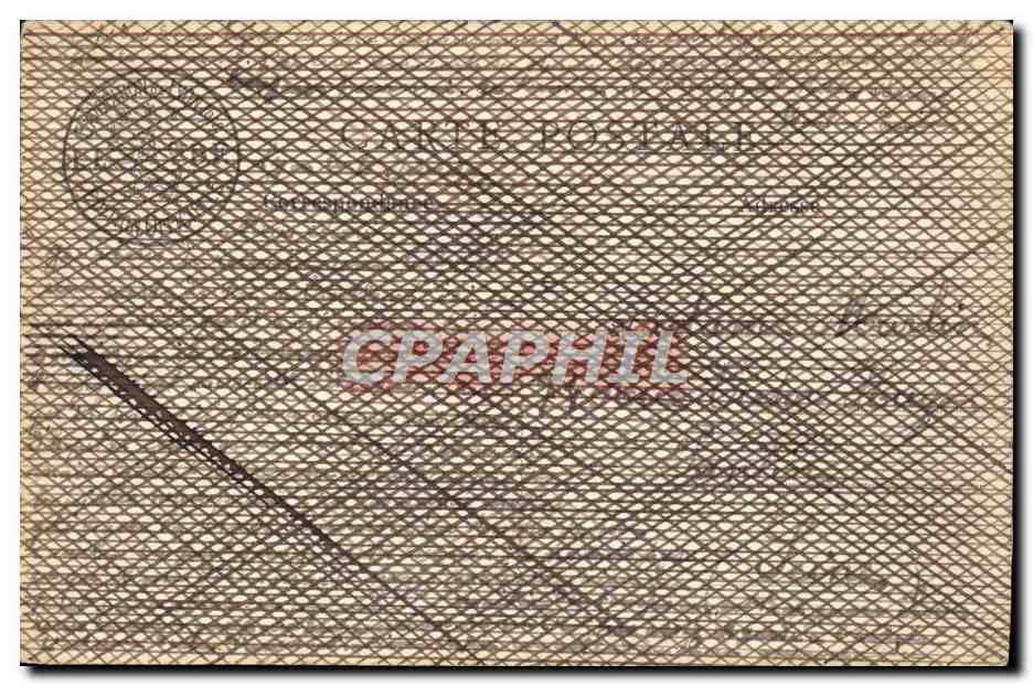 Boudoir der Kaiserin Marie-Louise — Internationale Ausstellung 1914 — Nationalmöbel — B.F., PARIS — "Lux" — Rückseite