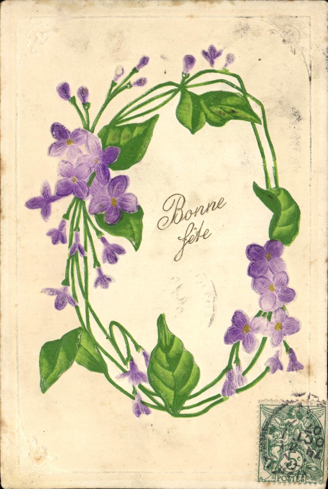 CPA Fantaisie Bonne Fete
