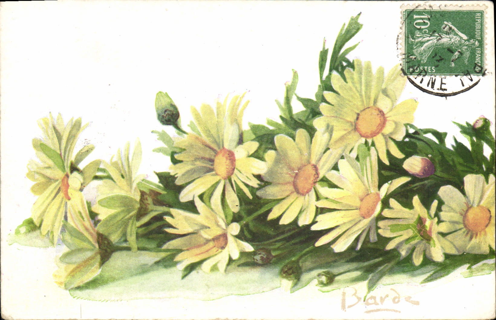 CPA Fantaisie Fleurs 