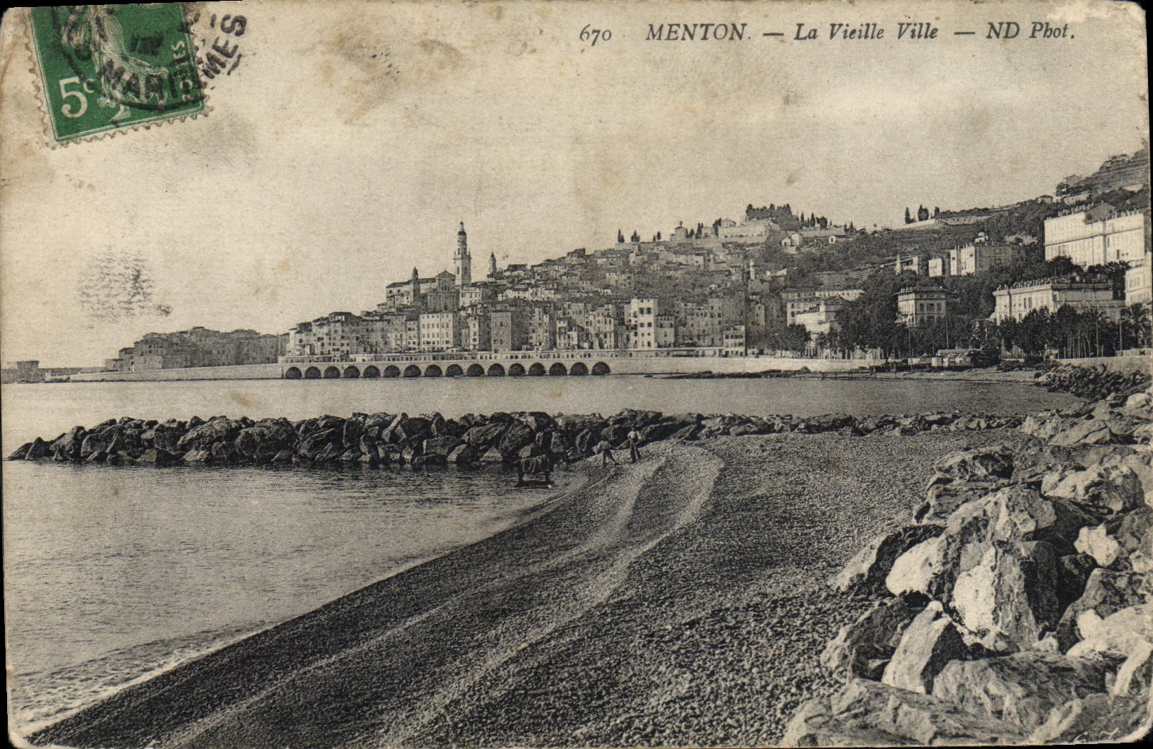 CPA Menton La Vieille Ville