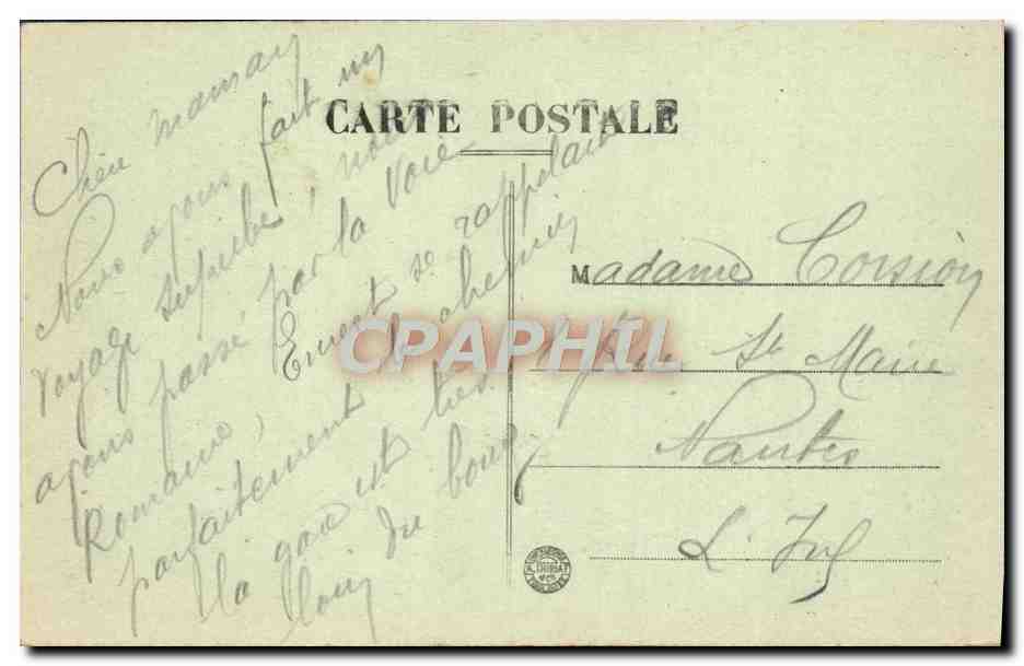 Tiffauges (Vendée) — Château de « Barbe-Bleue » - La Tour du Vidame — Lib. J. Poupin, Mortemart — Reverso