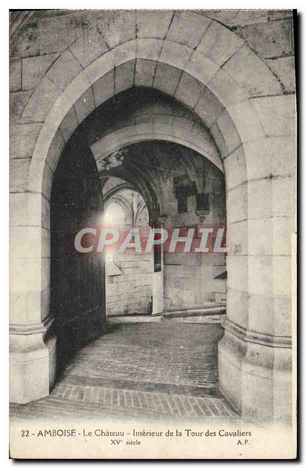 CPA Amboise Le Chateau Interieur De La Tour Des Cavaliers