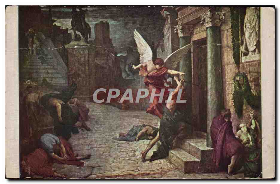 Vintage Postcard Delaunay Le Peste a Rome