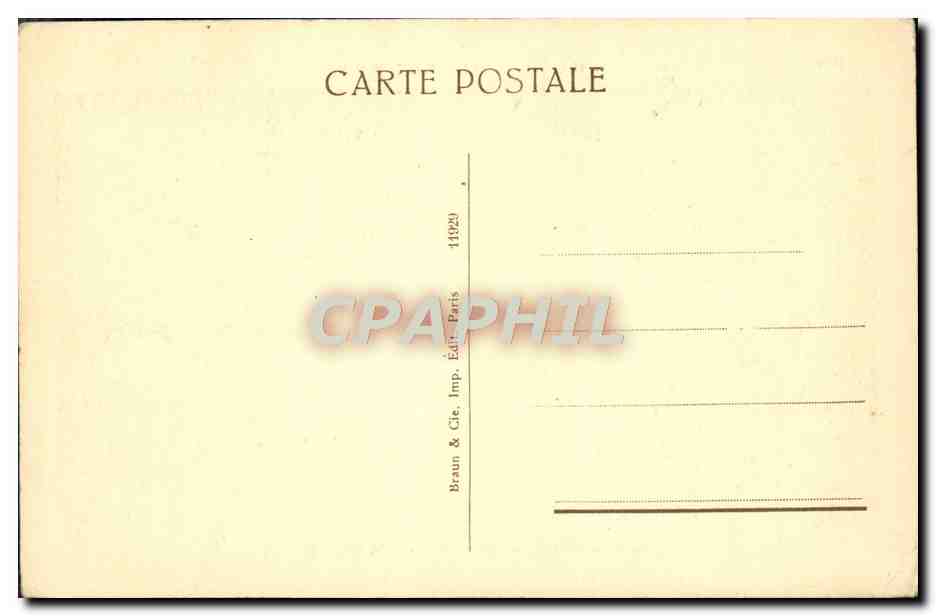 CPA Paris Musee Du Louvre Ph de Champagne La Cene  — Verso