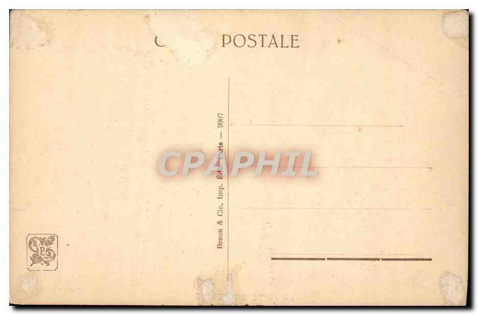 CPA La Fuite En Egypte Ange  — Verso