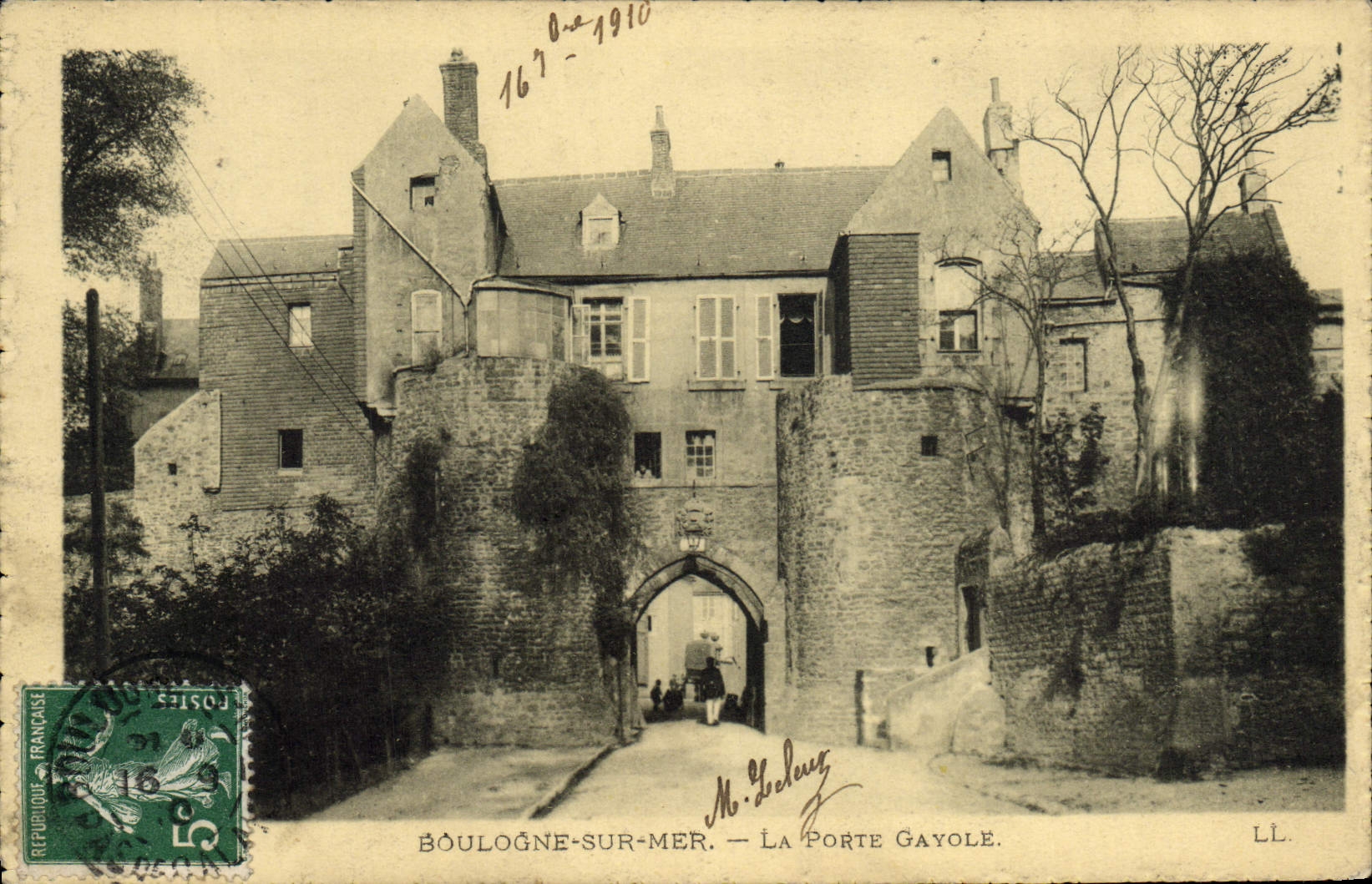 CPA Boulogne Sur Mer La Porte Gayole