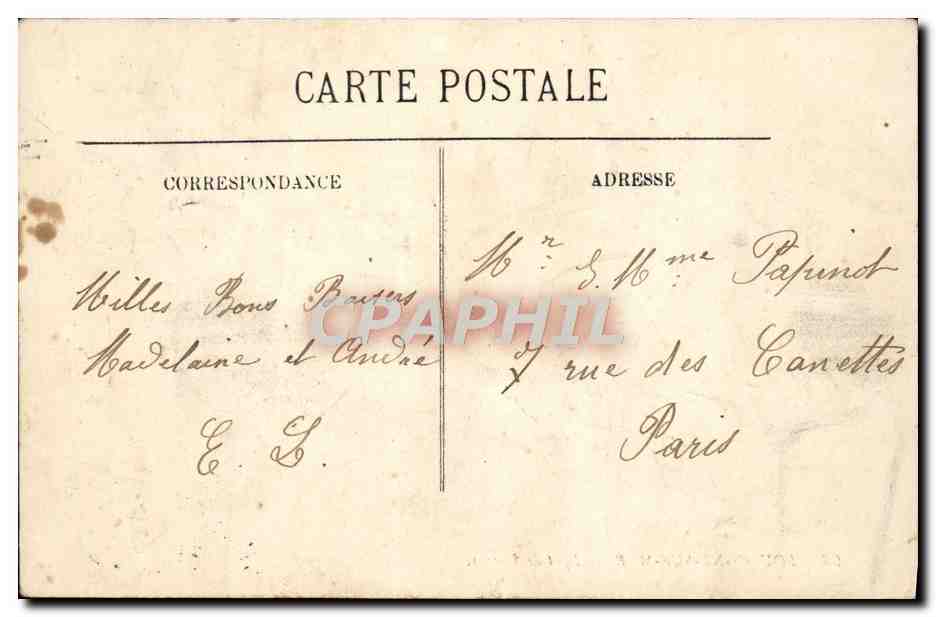 Boulogne-sur-Mer — Effet de Vagues — éditeur non visible, n° de série 96 — Rückseite