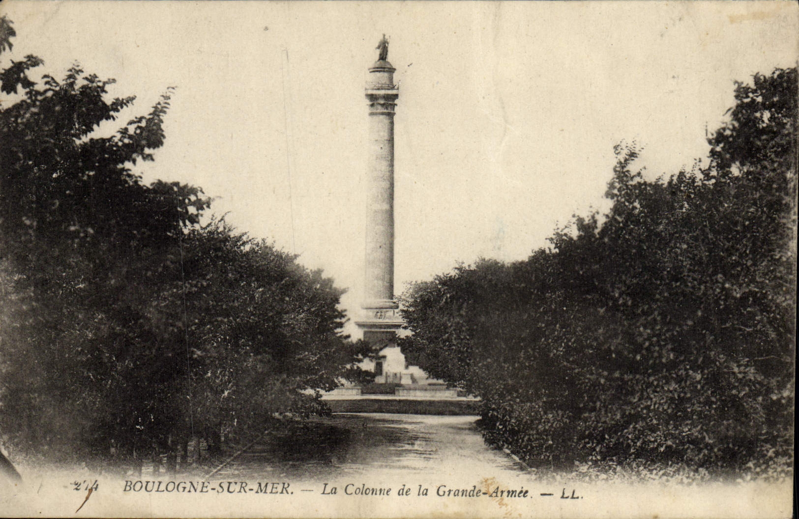 CPA Boulogne Sur Mer La Colonne de la Grande Armee