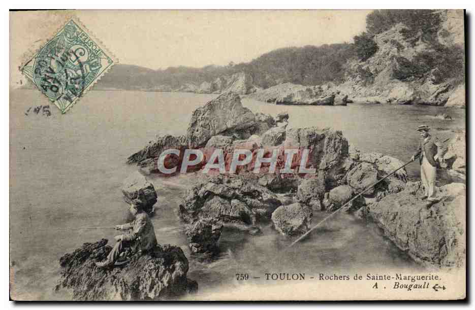 Toulon - Rochers de Sainte-Marguerite — A. Bougault, n°759
