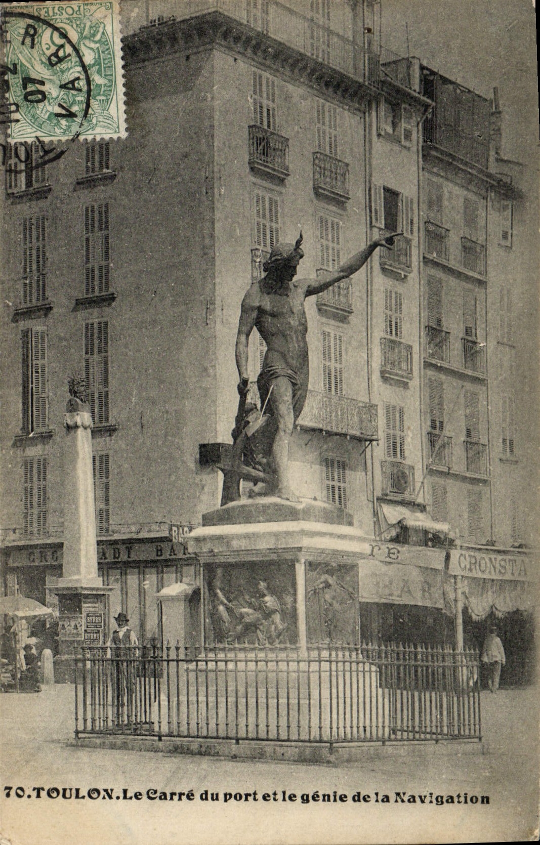Toulon. Le Carré du port et le génie de la Navigation — éditeur : Chronostal, n°70