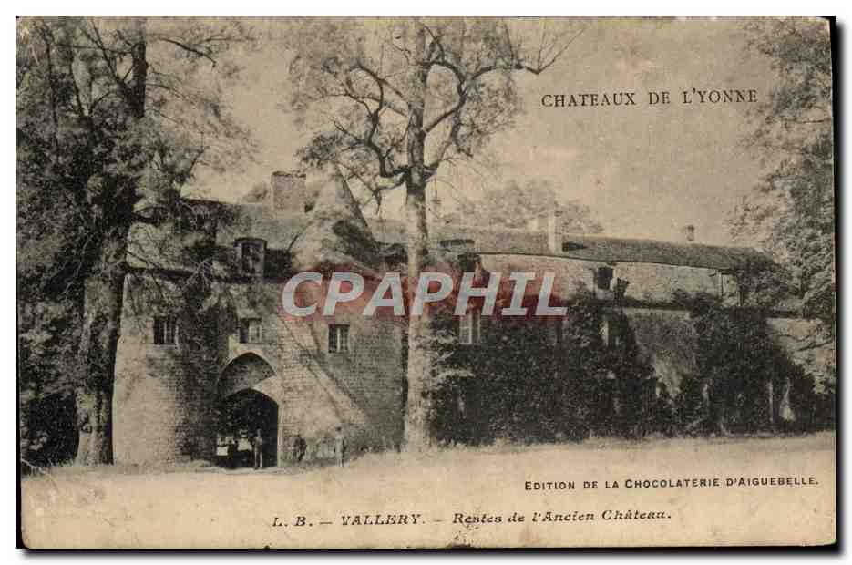 CPA Vallery Rentes de L'Ancien Chateau