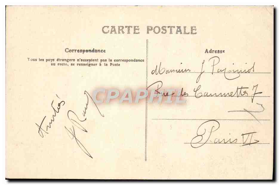 CPA Fouras les Bains Les Bastions du semaphore — Rückseite