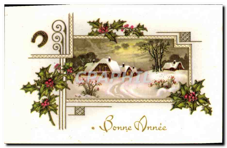 CPM Fantaisie Bonne Annee