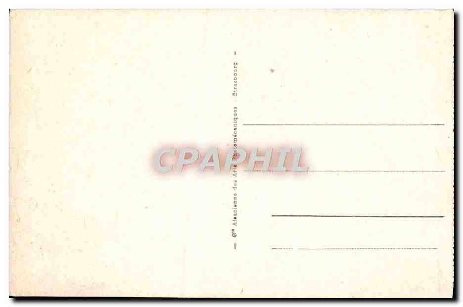CPA Lisieux Cour Matignon — Verso