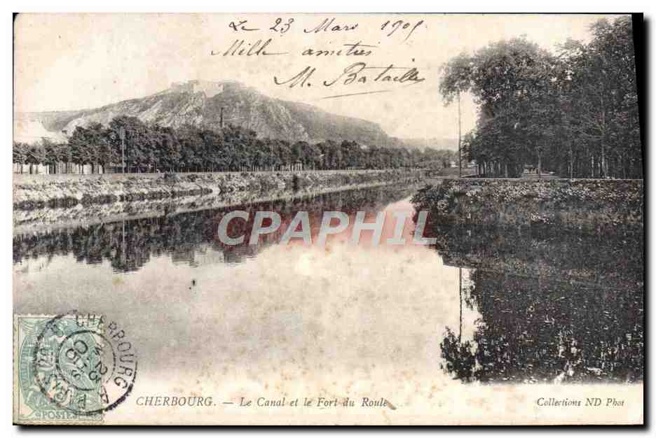 Cherbourg — Le Canal et le Fort du Roule — Collections ND Phot