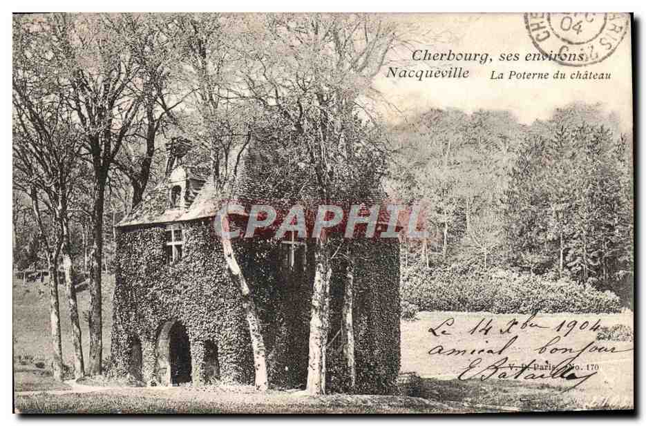 CPA Cherbourg ses environs Nacqueville La poterne du chateau 
