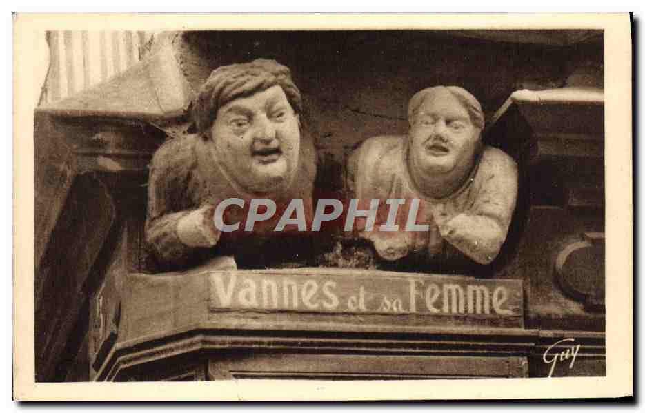Vannes et sa Femme — Groupe grotesque d'un ménage — Éditions d'Art GUY