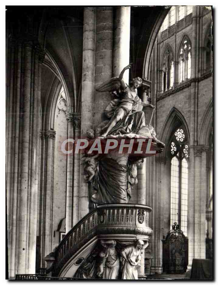 Amiens (Somme) — La Cathédrale. La Chaire — Cliché Lelong, Amiens
