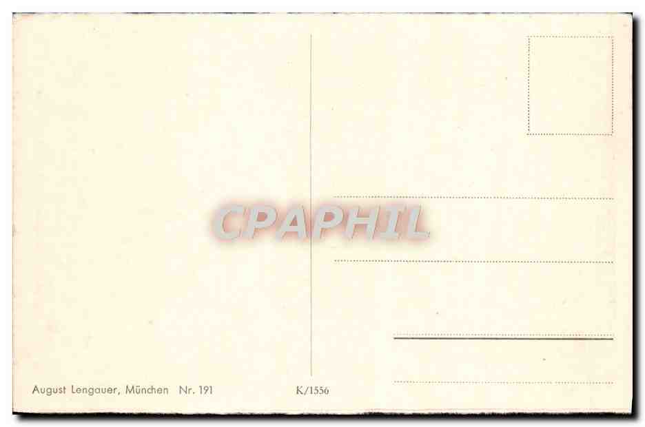 CPA Munchen Marlenplatz Tramway — Verso