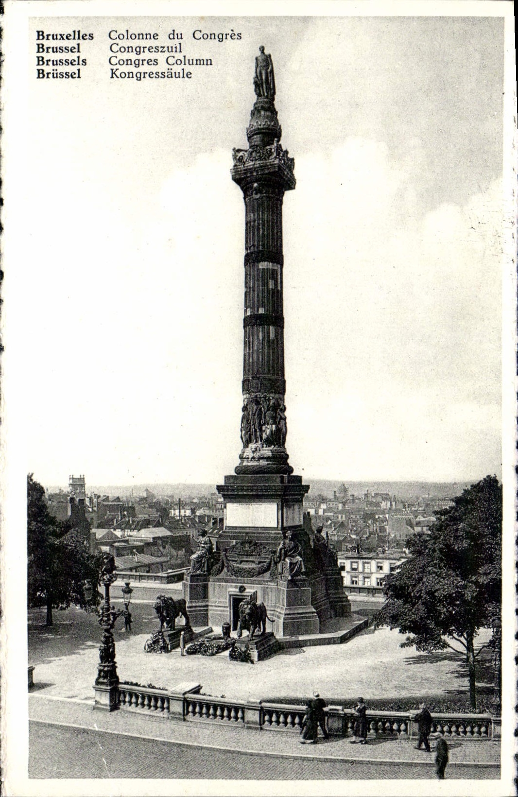 CPA Bruxelles Colonne Du Congres