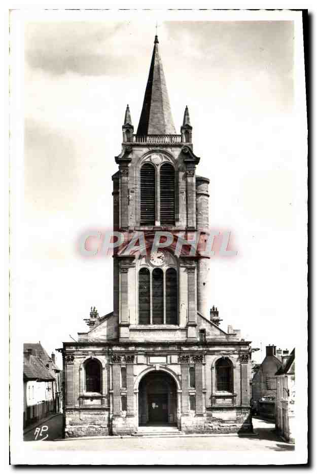 Montfort-l'Amaury — L'Église Abbatiale — Éditeur A.P. rue Colbert, Versailles