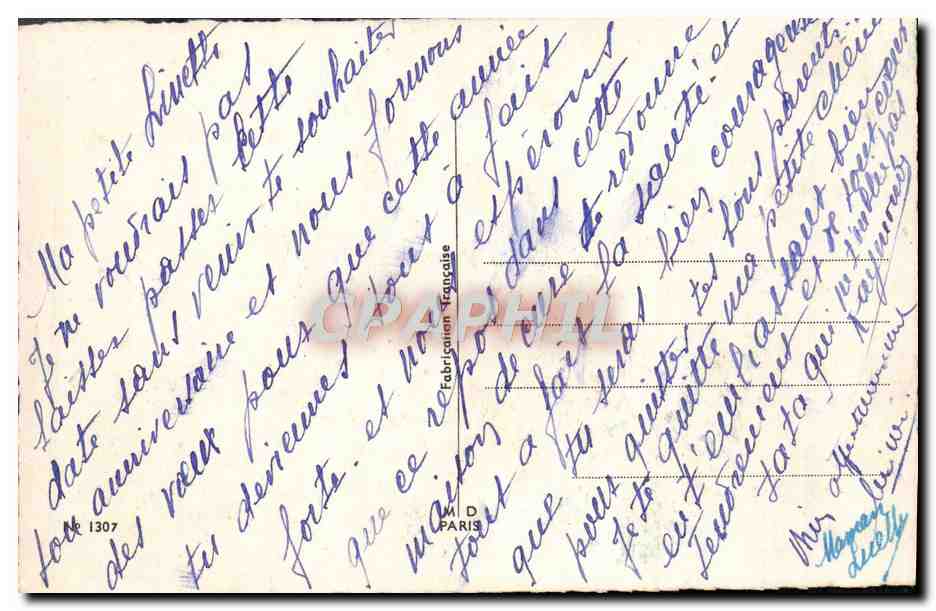 CPA Heureux Anniversaire Fleurs — Verso