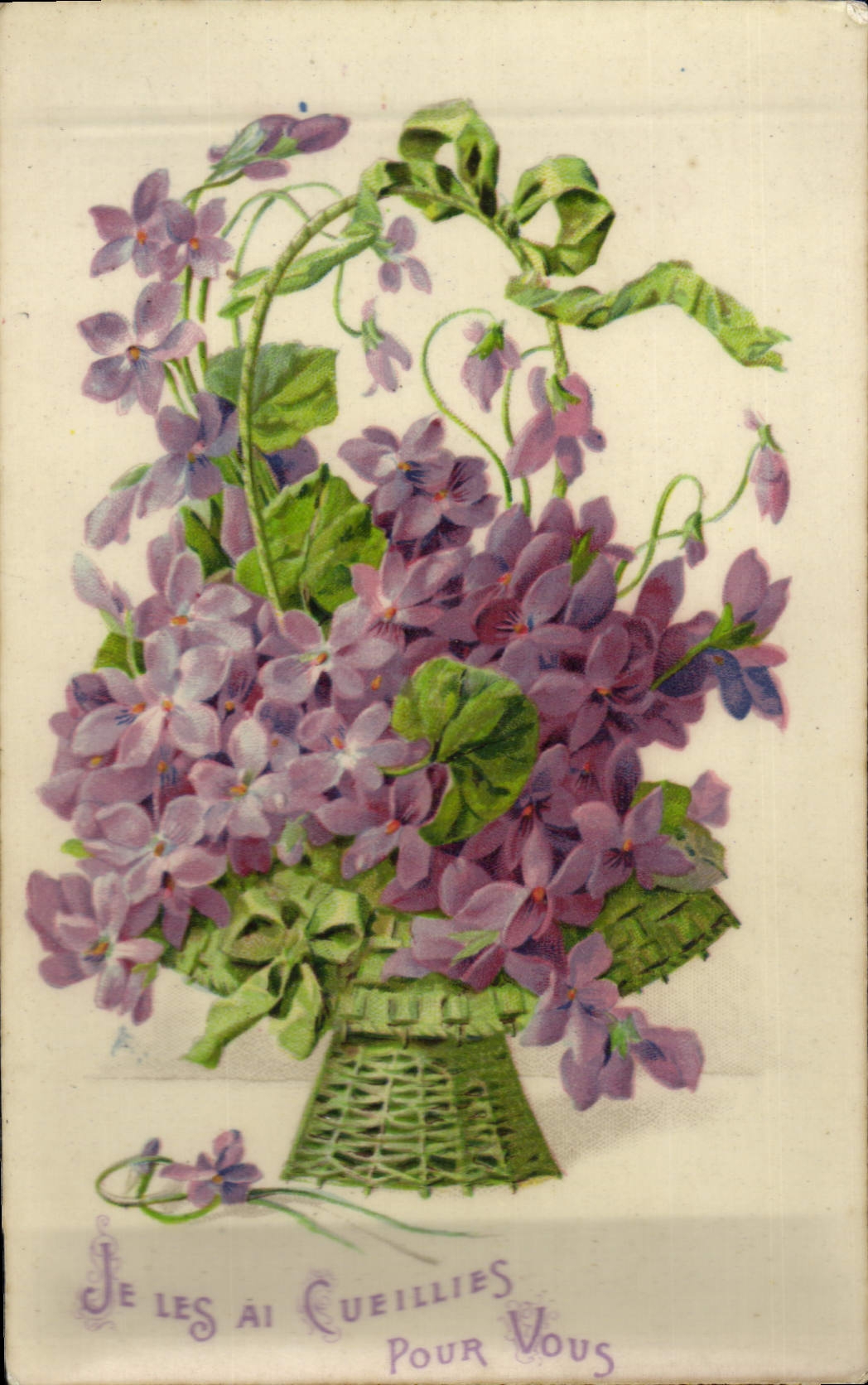 CPA Fantaisie Fleurs