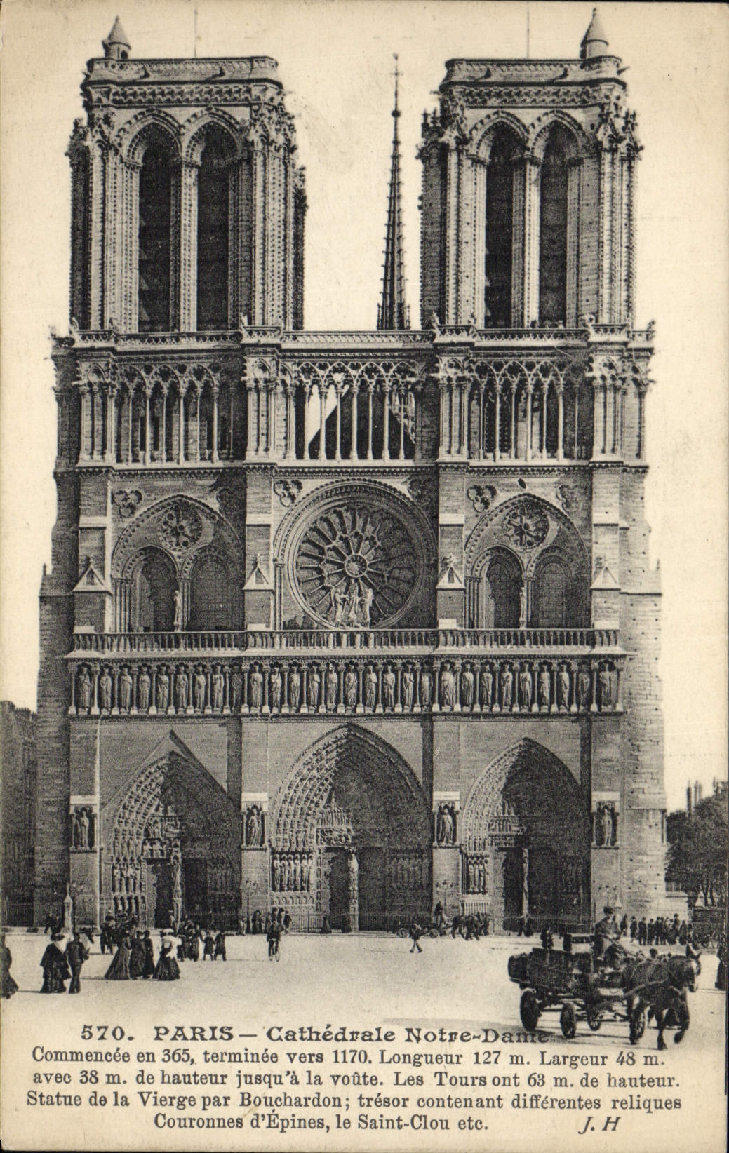 CPA Paris Cathedrale Notre Dame