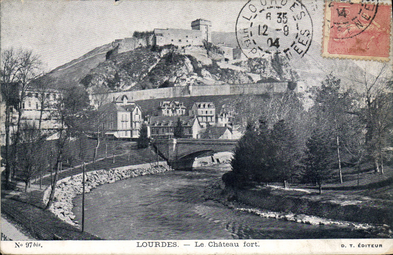 CPA Lourdes Le Chateau Fort