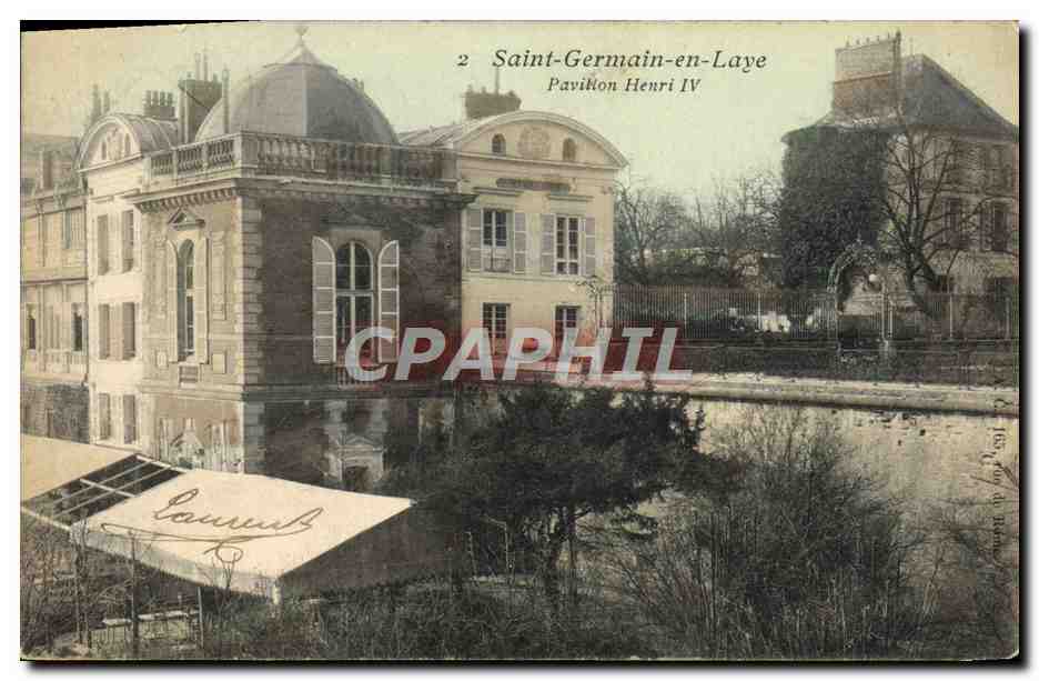CPA Saint Germain En Laye Pavillon Henri IV