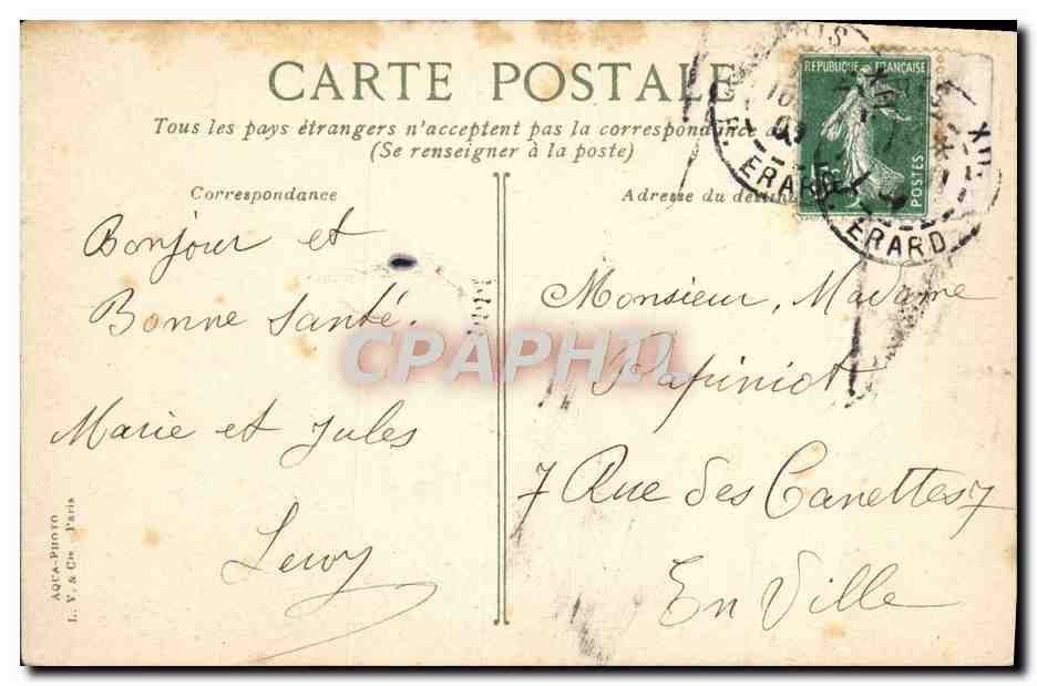CPA Jardin Des Plantes Le Museum d'Histoire Naturelle Paris  — Rückseite