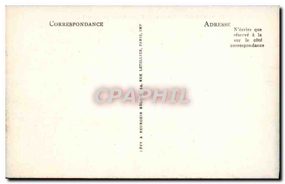 Saint-Malo — Tumba de Chateaubriand en el Grand-Bey — LL. n°177 — Reverso