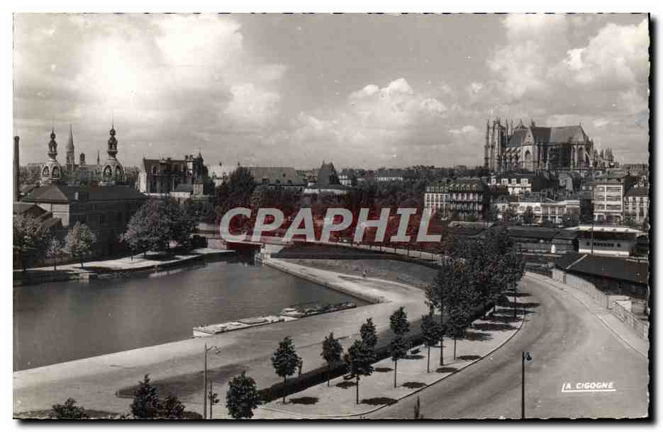 CPM Nantes Vue Generale Prise Du quai Malakoff