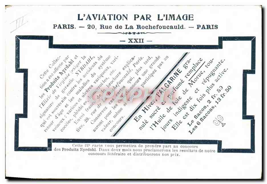 CPA Aviation Avion L'appareil Bleriot au Conservatoire des Arts et Metiers  — Rückseite