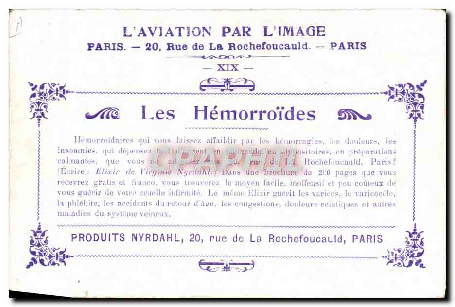 CPA Aviation Avion Legagneux retour du circuit de l'Est Arrive a Issy  — Rückseite