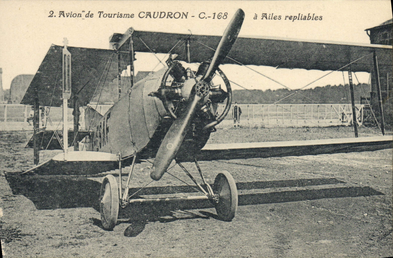 CPA Aviation Avion Avion de tourisme Caudron C 168 a ailes repliables 